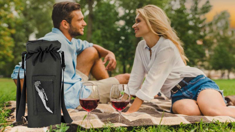 Picnic wine cooler shops bag