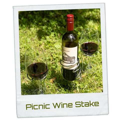 Picnic Wine Stake | Outdoor Beverage Holder