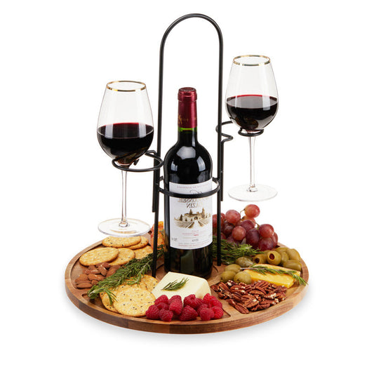 Wine & Cheese Caddy – Perfect Pairing for Elegant Hosting