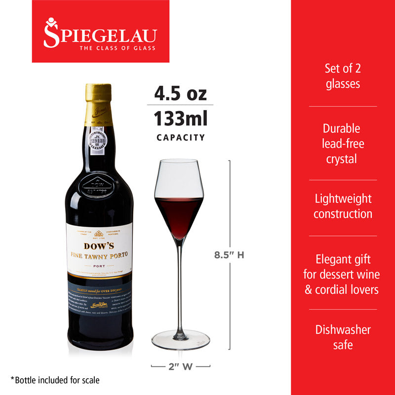 Spiegelau Elegant Digestive Crystal Glasses – Redefine Every Sip Wine Glasses Wander Wine Carriers.