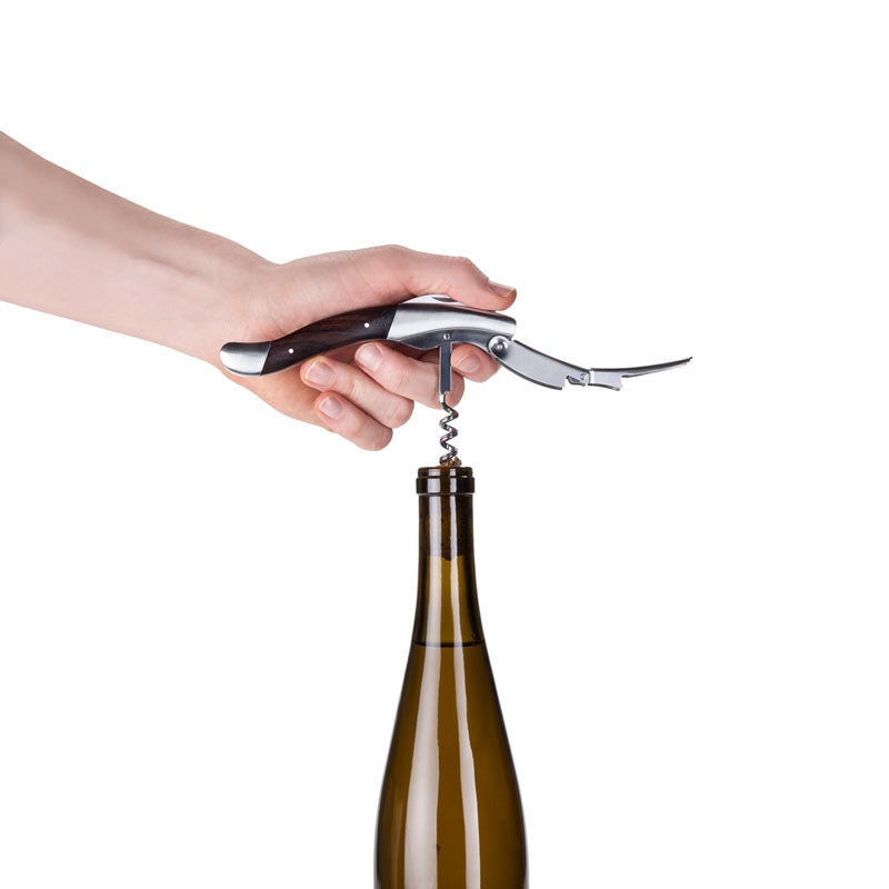 Admiral™ Double-Hinged Corkscrew – Effortless Elegance for Wine Lovers Double Hinged Corkscrews Wander Wine Carriers.