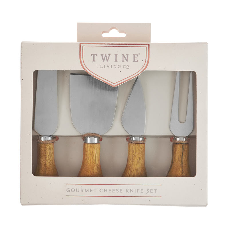 Rustic Gourmet Cheese Knife Set – Perfect for Charcuterie and Entertaining Cheese Knives Wander Wine Carriers.