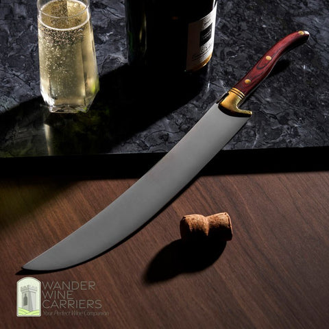 Champagne Saber - Elegant Sword Champagne Saber Wander Wine Carriers.