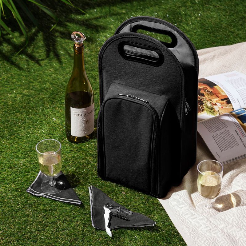 Insulated wine backpack sale