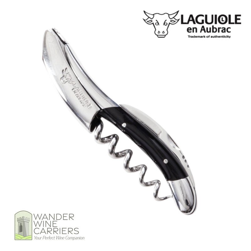 Laguiole Sommelier Corkscrew - Premium French Wine Opener - Wander Wine Carriers