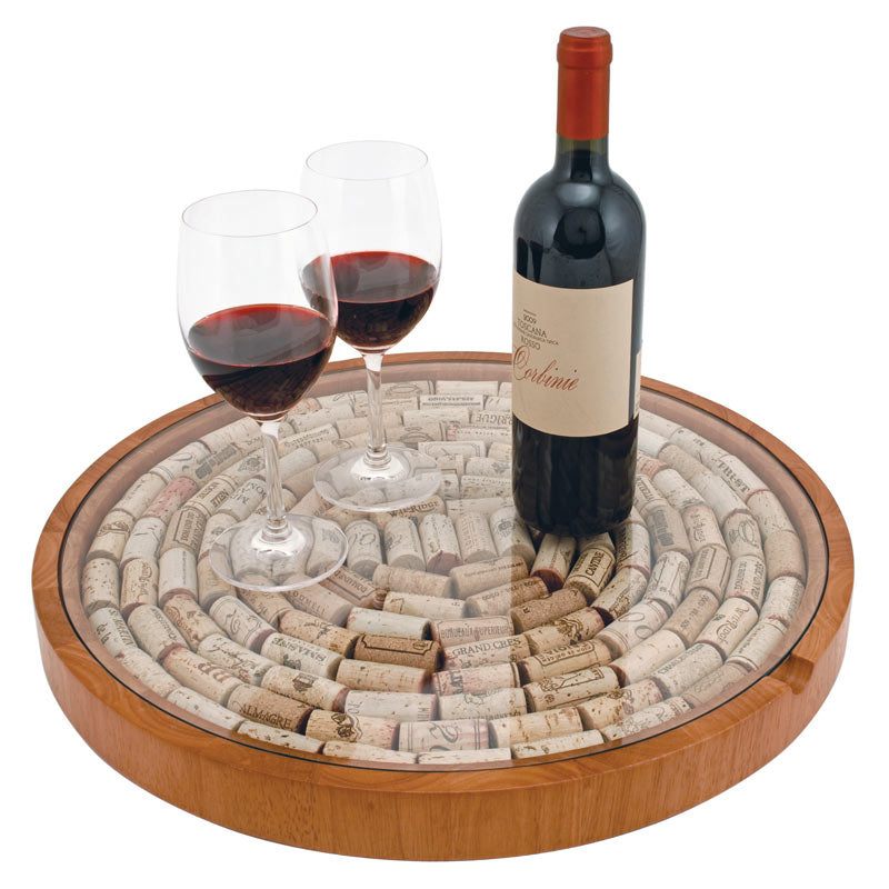 Lazy Susan Cork Display – Showcase Your Favorite Wine Moments Cork Holders Wander Wine Carriers.