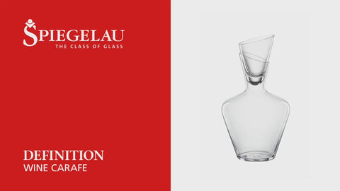 Spiegelau Definition Wine Decanter with Stopper – Precision and Elegance Wine Decanters Wander Wine Carriers.