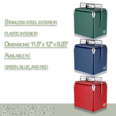 Vintage Cooler - Wine Camping - Wander Wine Carriers