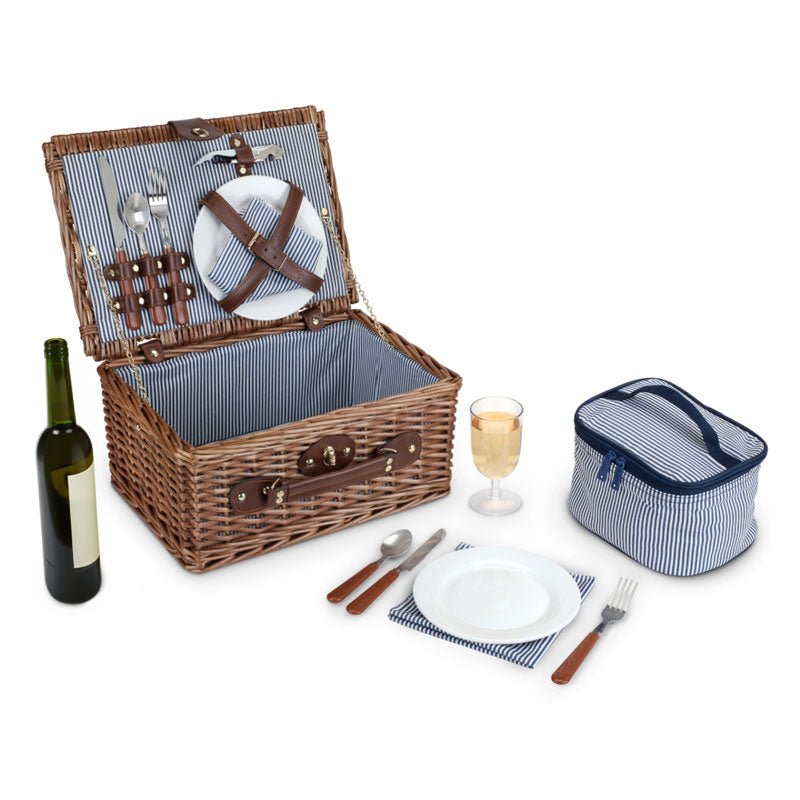 Wicker Wine basket – Picnic Set Wine picnic set Wander Wine Carriers.