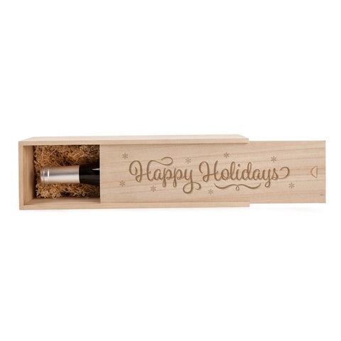 Wine Gift - Wood Wine Boxes Wooden Wine Box Wander Wine Carriers.