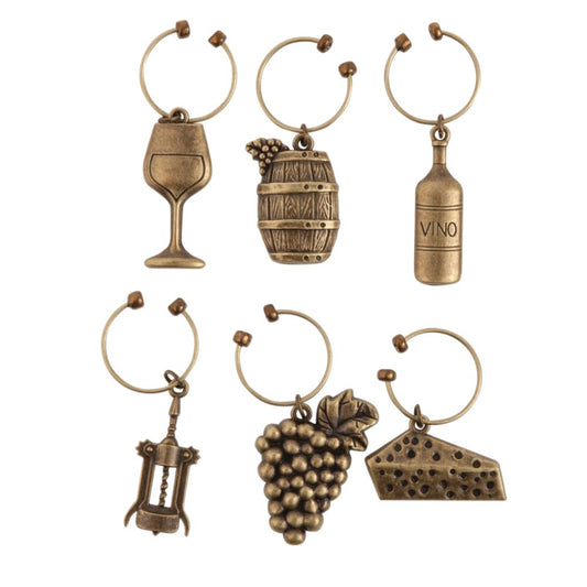 Wine Glass Charms | Vintage-inspired - Wander Wine Carriers