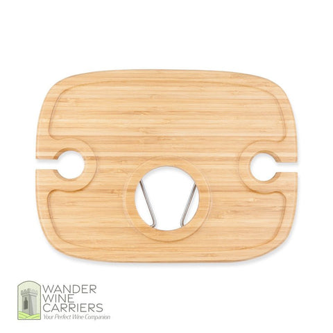 Wine Picnic Table – Portable Elegance Camping Table Wine Picnic Table Wander Wine Carriers.