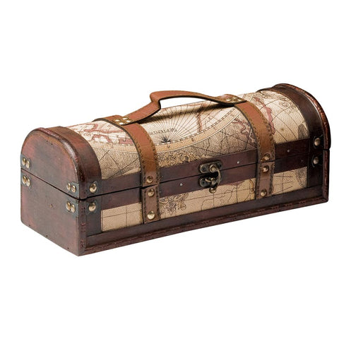 Wood Wine Box - 1 Bottle Heritage Collection - Wander Wine Carriers