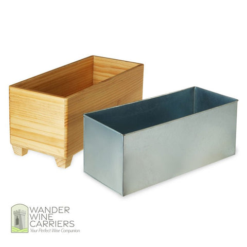 Wooden Beverage Tub - Eco-Friendly Drink Cooler Beverage Tub Wander Wine Carriers.