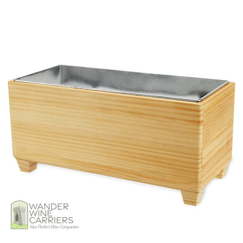 Wooden Beverage Tub - Eco-Friendly Drink Cooler Beverage Tub Wander Wine Carriers.