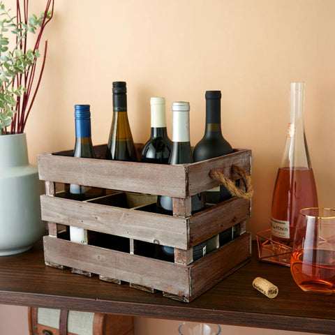 Wooden Wine Crate - Wine Storage - Wander Wine Carriers